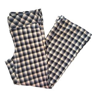 Torrid Black White Checkered Pull On Dress Pants Size 2